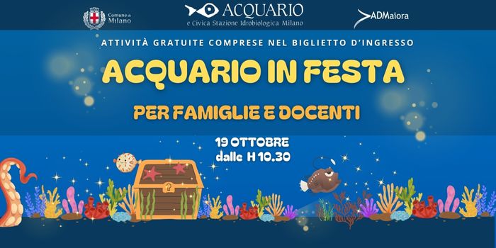 Acquario in festa - 19 ottobre dalle 10:30